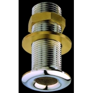 Pass coque Laiton chromé, fileté Longueur filetage: 53 mm   Ø filetage: 3/8"