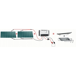 Kit solaire 200W / 12V UNITECK