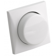 Interrupteur variateur blanc Twilight pour LED avec bouton rotatif