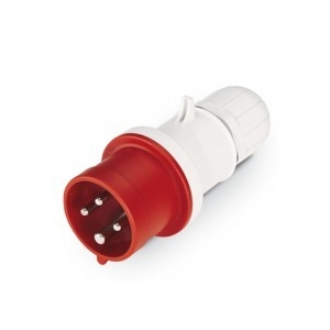 Prise femelle Série Rouge 400 V avec presse étoupe 32 A Etanchéité IP 44 Modèle 3P + N + T