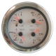 Indicateur multifonctions manomètre huile / thermomètre / carburant / voltmètre VEETHREE Multi