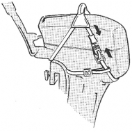 Sangle de levage pour moteur hors-bord jusqu'à 15 CV