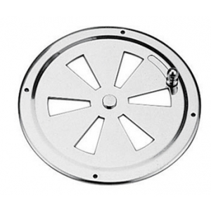 Grille ronde fixe Inox 304 L  Ø 120 mm