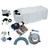 Kit douche + réservoir rigide 45L JABSCO