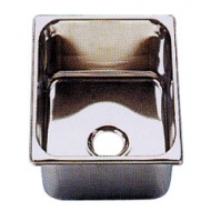 Evier inox satinée 325 x 255 + bonde