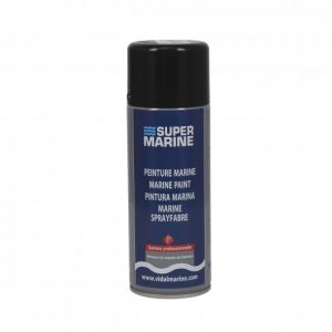 Peinture aérosol Noir Brillant 400ml