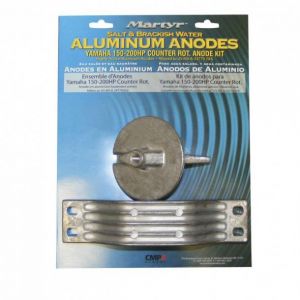 Kit anode alu YAMAHA 150-200cv (rotation inversé)