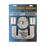 Kit anode alu MERCRUISER / MERCURY embase Bravo 2 et 3 avant 1989 - gen 3 après 2003