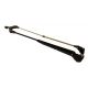 Bras pantographe réglable inox noir  340/470