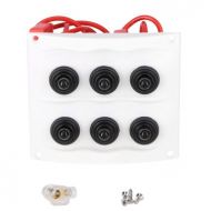 Tableau électrique blanc étanche compact 6 interrupteurs
