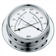Conforimetre - hygrometer + polished stainless steel thermometer BARIGO Regatta