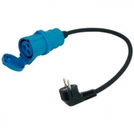 Male adapter + 16A P17 / female Extender 2 p + T