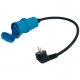Male adapter + 16A P17 / female Extender 2 p + T