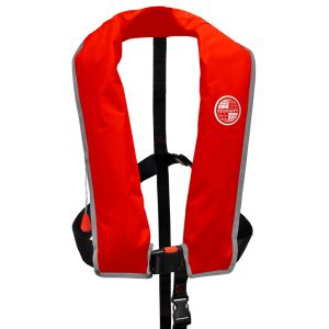 Gilet gonflable XF hydro avec harnais - Rouge