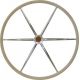 Roue inox Ø 700mm cône LS