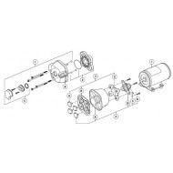 Kit diaphragme groupe d'eau JABSCO Par-Max 1 / 2 / 3 / 4 18920-9043