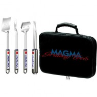 Set 4 Extensible utensils with bag MAGMA