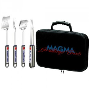 Set 4 ustensiles extensibles avec sacoche MAGMA