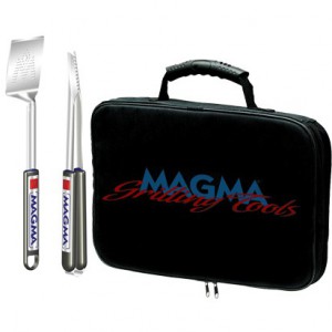 Set of 2 stretch utensils with bag MAGMA