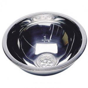 Round stainless steel sink PLASTIMO 18371