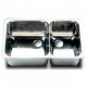 Double sink PLASTIMO stainless 302