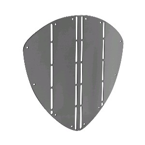 Protection d'étrave inox triangulaire 