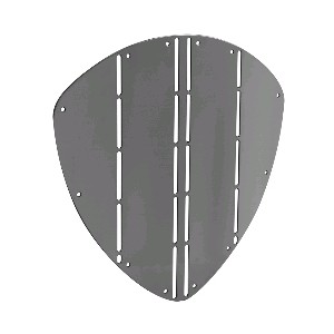 Protection of triangular stainless steel bow