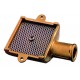 Strainer brass with stainless steel filter VDM