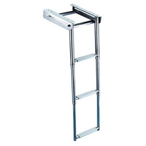 Telescopic ladder 4 steps 4WATER