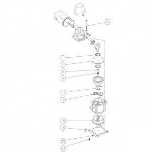 Kit entretien JABSCO 50095-1000 pour pompe 37202 série 2