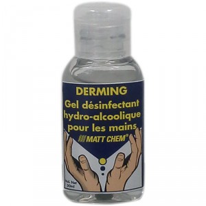 Gel hydro-alcoolisé thixotropique pour les mains MATT CHEM Derming