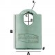 Padlock high security MARINOX with protected hanse