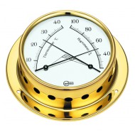 Conforimetre - hygrometer + brass BARIGO Temp thermometer