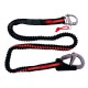 Elastic lanyard 2 carabiners 4WATER length 1.90 m