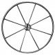 Barre à roue inox STAZO D. 700 mm