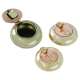 Ashtray brass copper (set of 2)