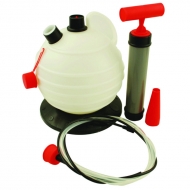 By suction manual oil change pump