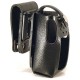 Leather case with clip pivot for VHF ICOM IC - M87