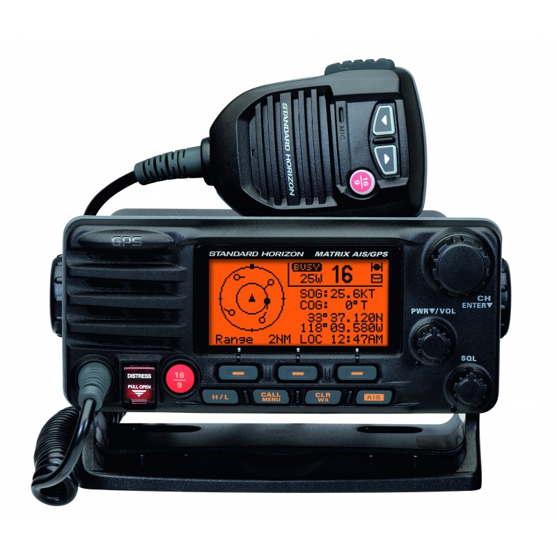 VHF marine fixe ASN + AIS + GPS STANDARD GX2200E à 505,95 € GX2200ESILVER  PROMO BATEAU