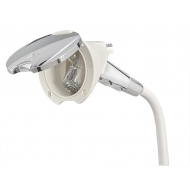 Ensemble douchette boitier blanc douchette plastique chromé + 3 m tuyau